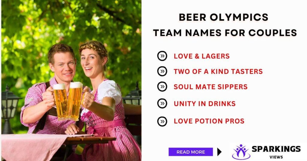 Beer Olympics Team Names For Couples
