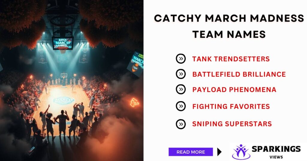 Catchy March Madness Team Names