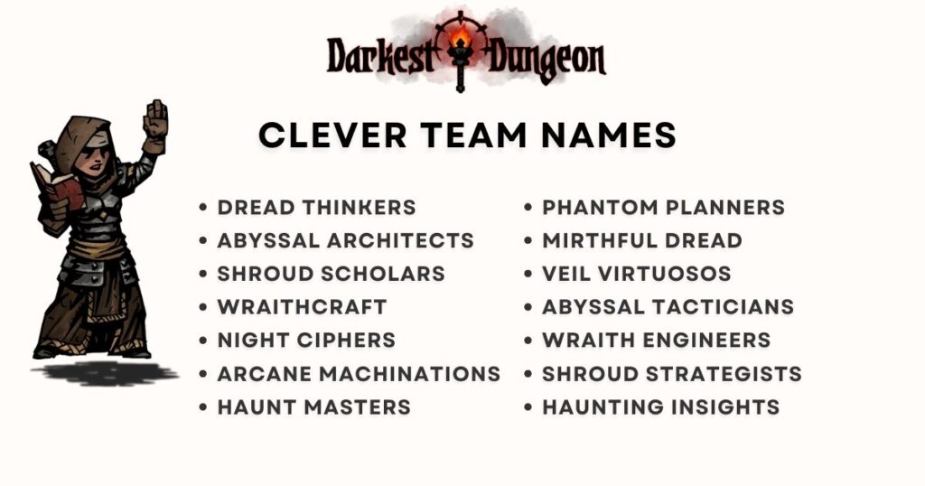 Clever Darkest Dungeon Team Names