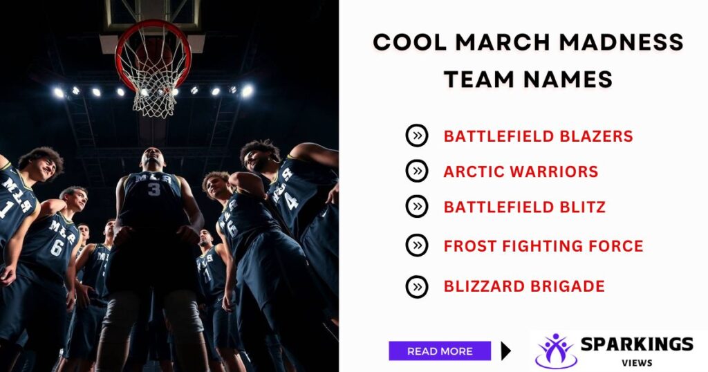 Cool March Madness Team Names