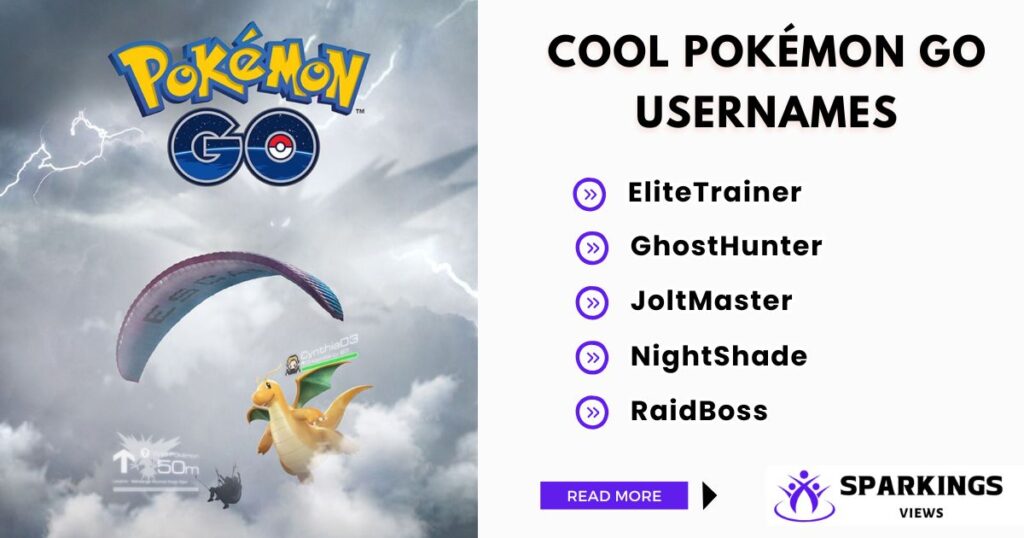 Cool Pokémon GO Usernames