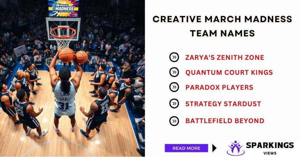 March Madness Team Names That Are Highly Creative