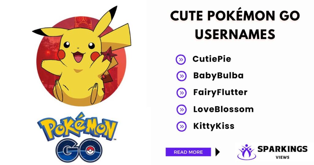 Cute Pokémon GO Usernames