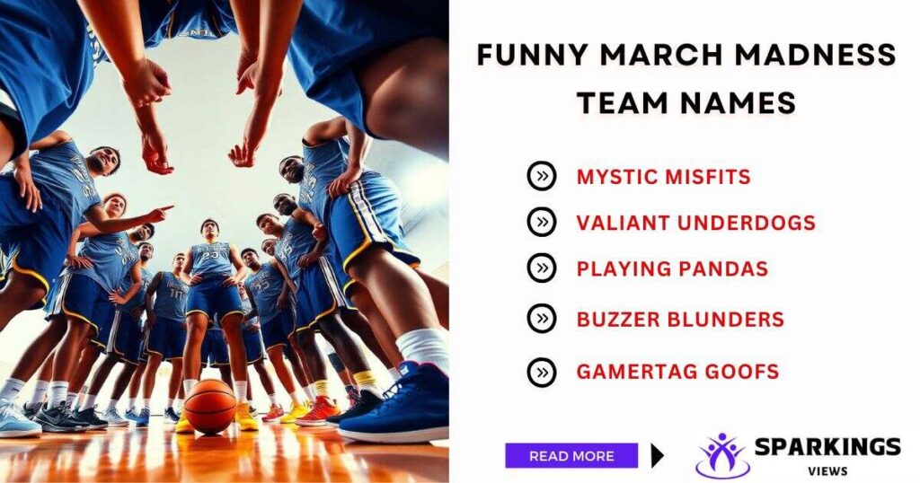 Funny March Madness Team Names