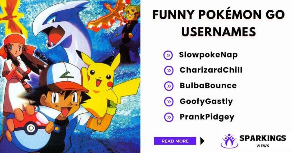 Funny Pokémon GO Usernames