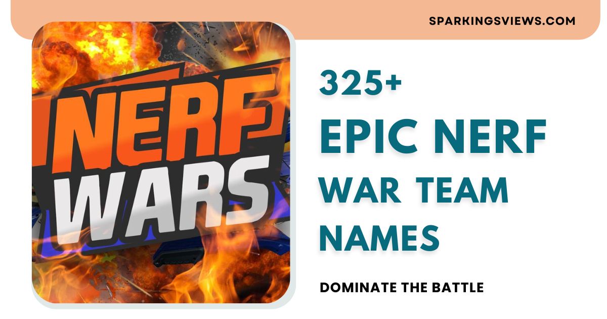 325+ Epic Nerf War Team Names to Dominate the Battle