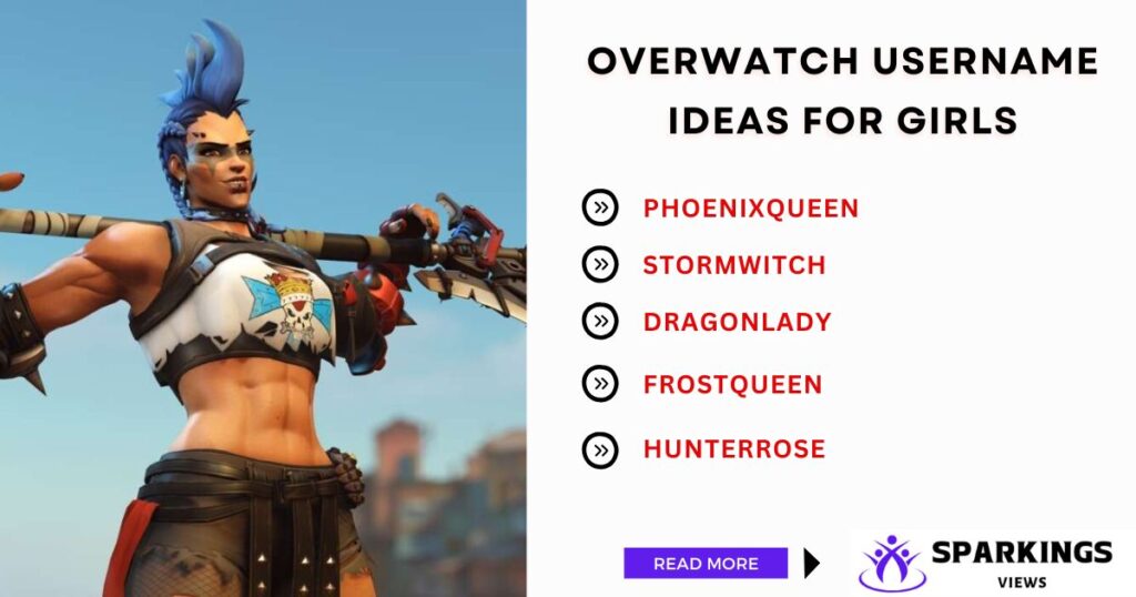 Overwatch Username Ideas for Girls