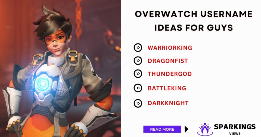 Overwatch Username Ideas for Guys