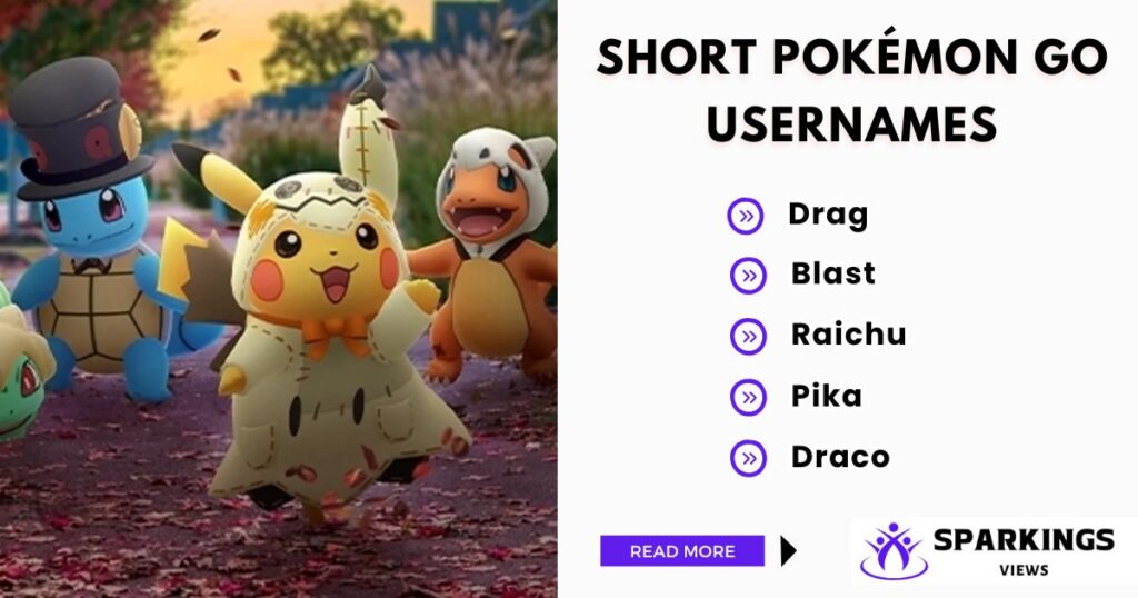 Short Usernames for Pokémon GO