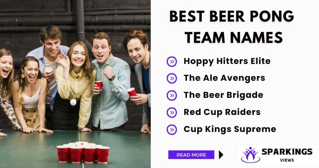 Best Beer Pong Team Names