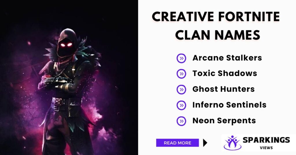 All in one collection of Creative Fortnite Clan Names